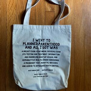 2017 Planned Parenthood Tote Bag
